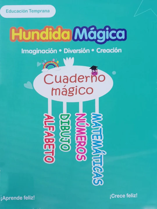 P002 Cuaderno Mágico (Set de 4 Cuadernos + Lapicero Mágico)